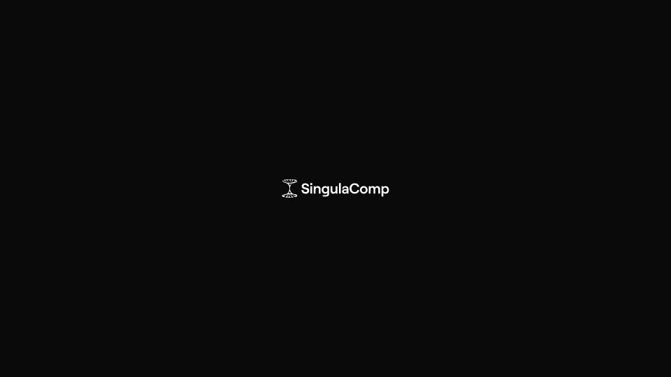 SingulaComp Logo wallpaper, dark